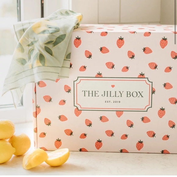 Tentree JILLY LEMON PRINT Green SCARF. Jilly Box organic cotton. Jillian Harris - Picture 1 of 4